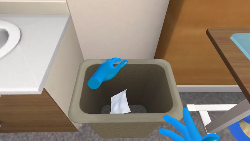 Bedpan Assistance Simulator