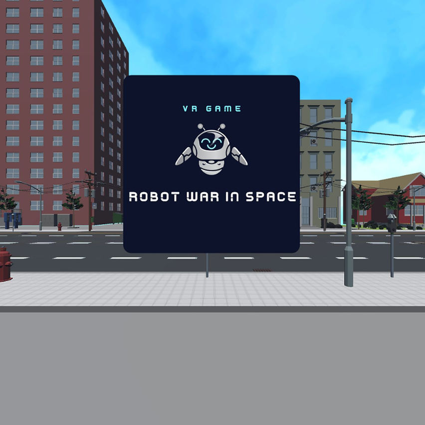 Robot war in space