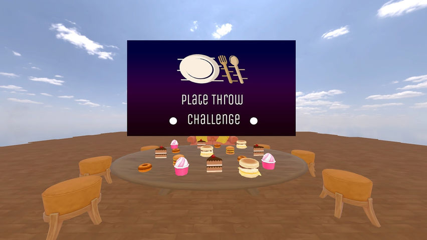 Plate Throw Challenge