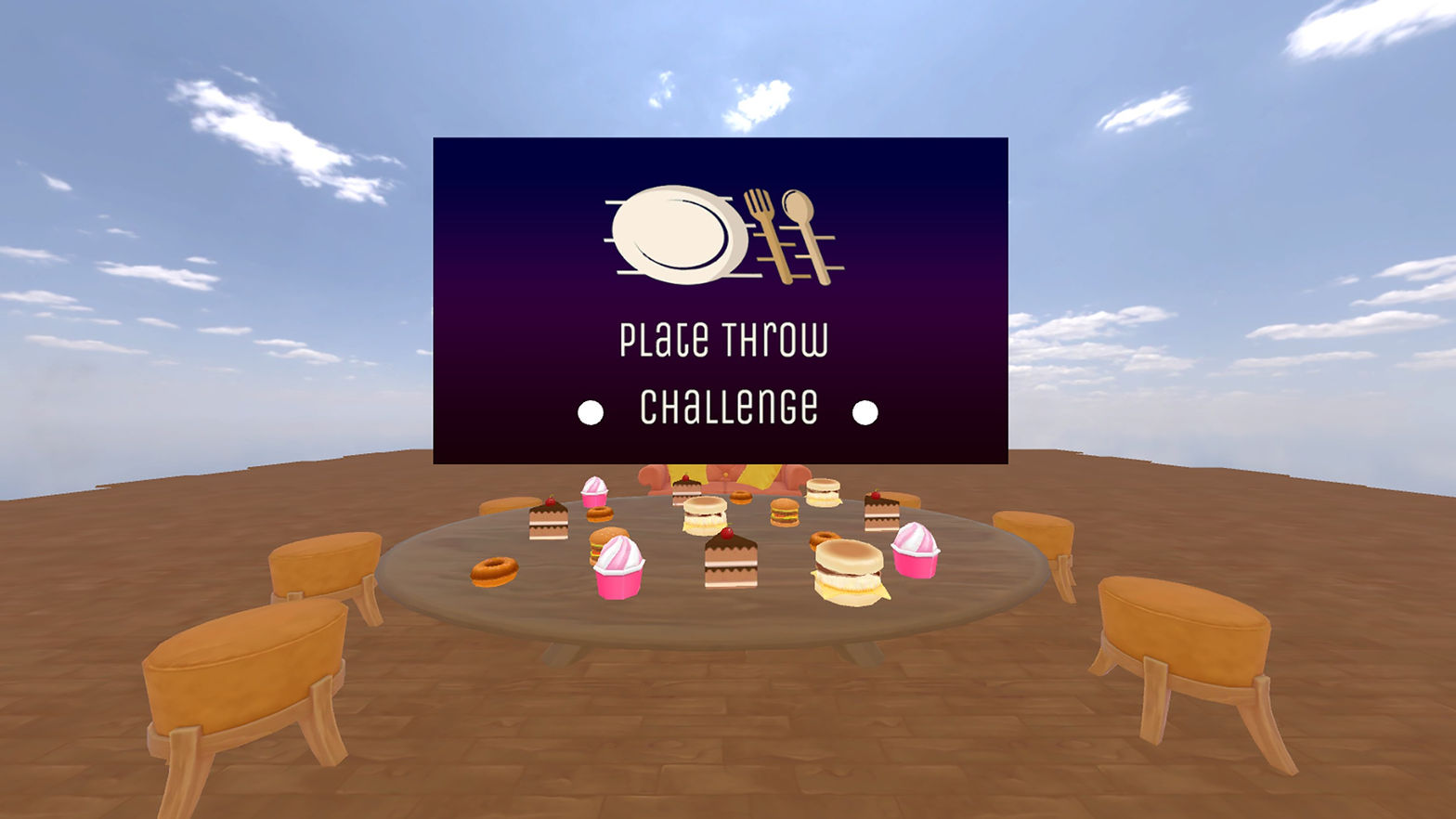 Plate Throw Challenge