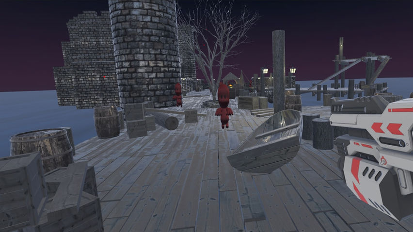 The dry skeleton walks