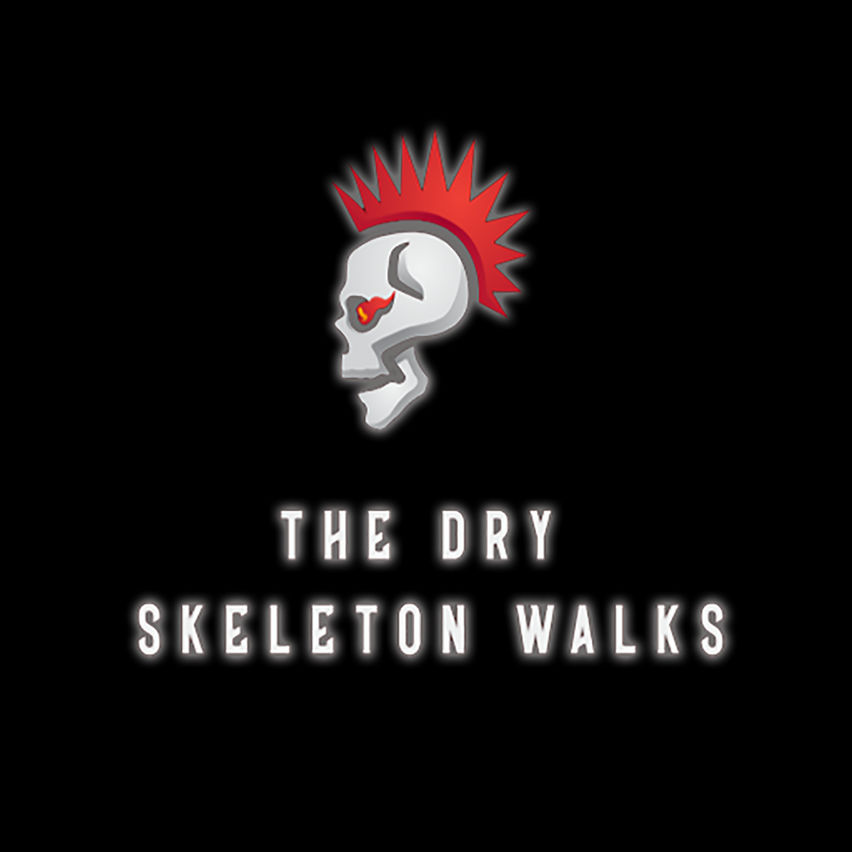 The dry skeleton walks