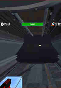 Shoot glowing blocks