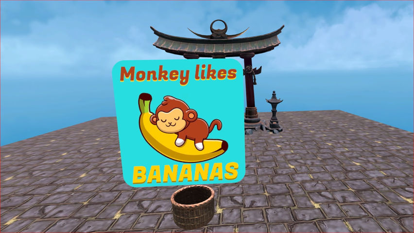 Monkey likes bananas