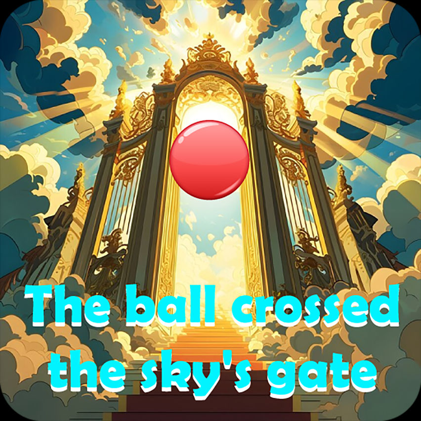 The ball crossed the sky's gate