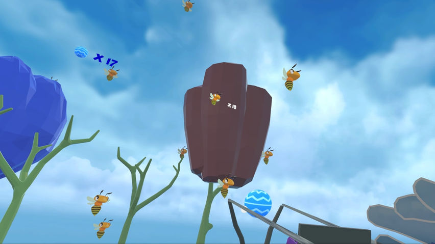 Amazing bee hunter