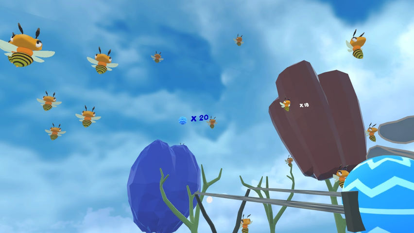 Amazing bee hunter