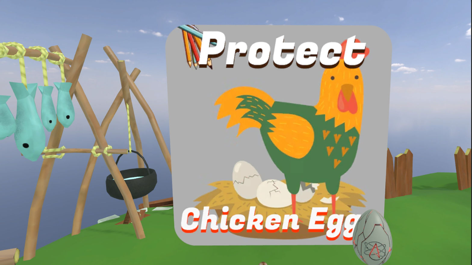 Protect chicken eggs