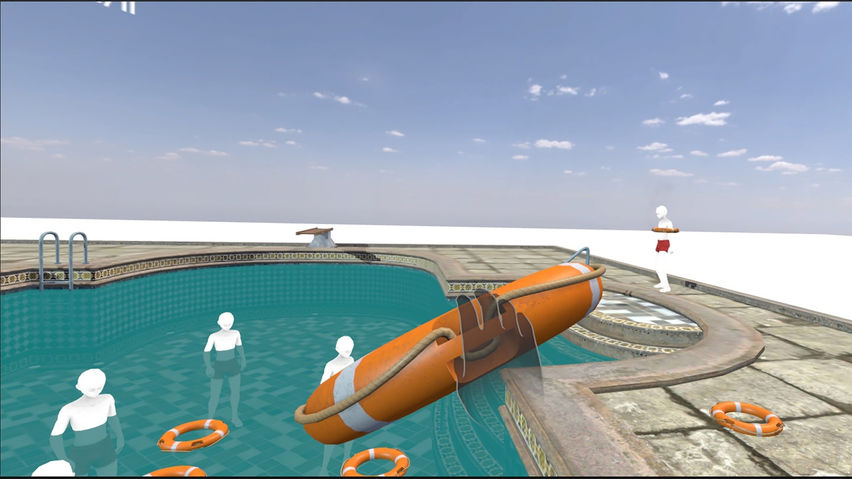 Swimming pool staff