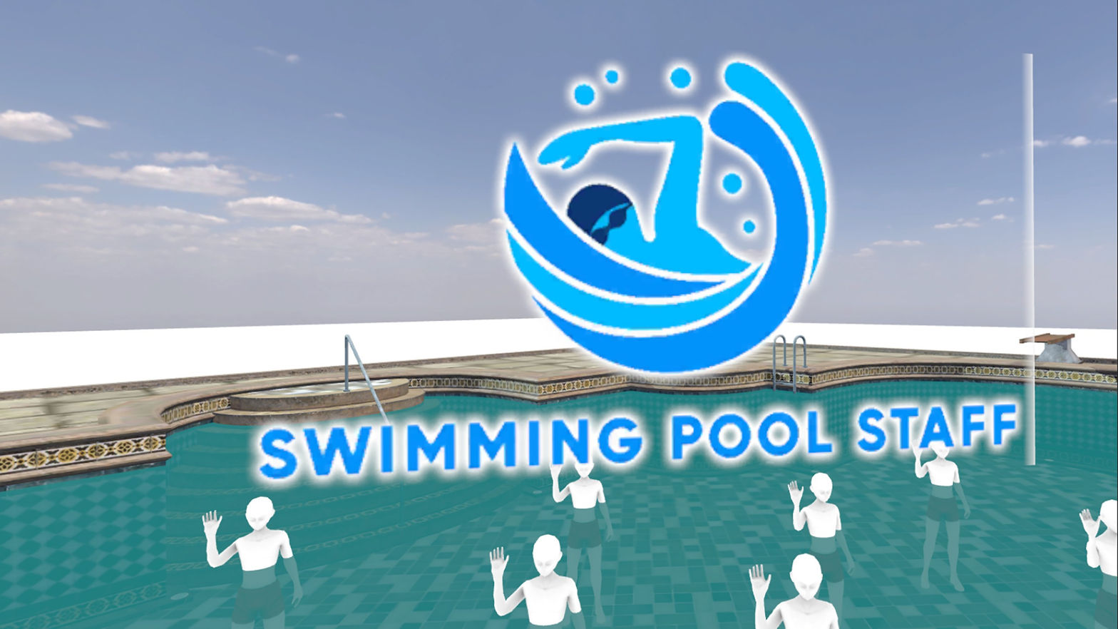 Swimming pool staff