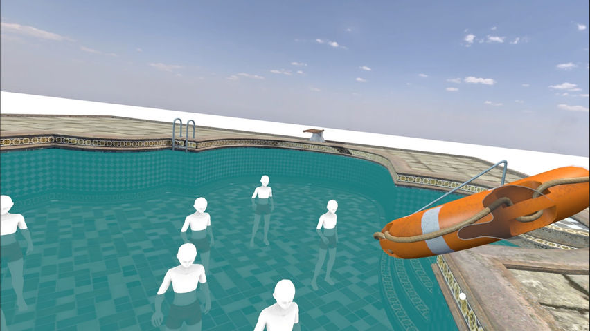Swimming pool staff