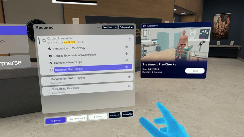 Immerse VR App and Platform - DEMO