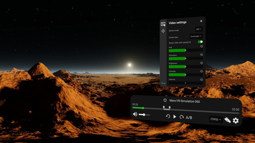 StartVR Streaming Video Player