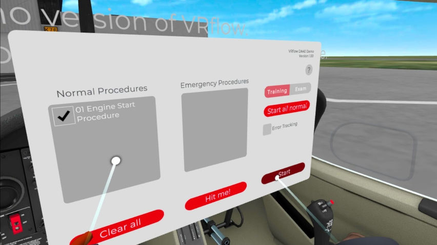 VRflow DA40 Demo