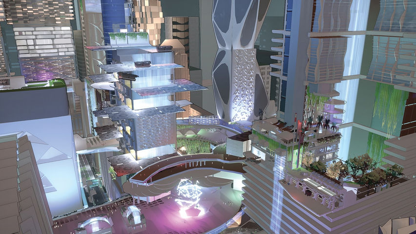 Future World Vision Mega City VR