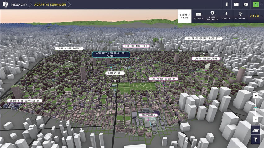 Future World Vision Mega City VR