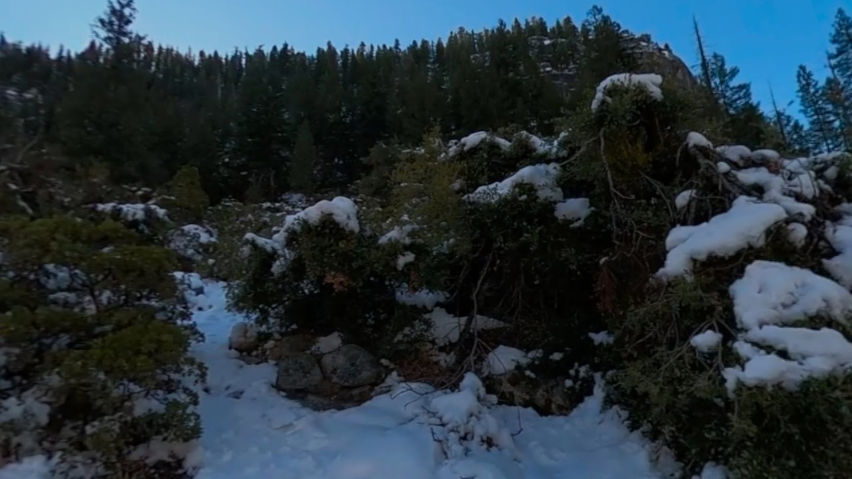 Snowy Winter Mountains - VR Backgrounds