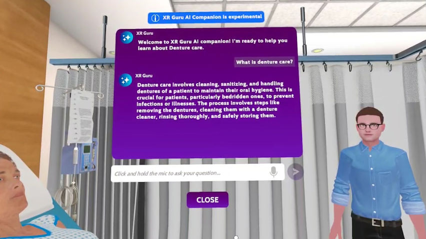 Denture Care Simulator