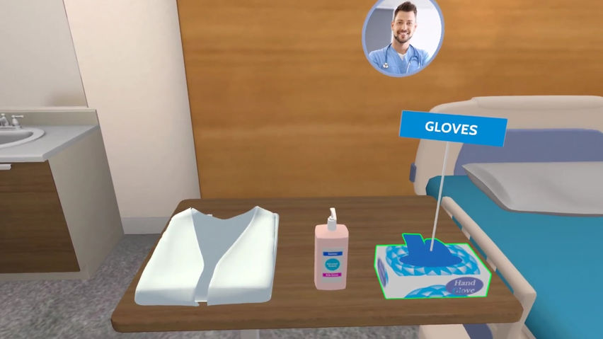Donning and Removing PPE Simulator