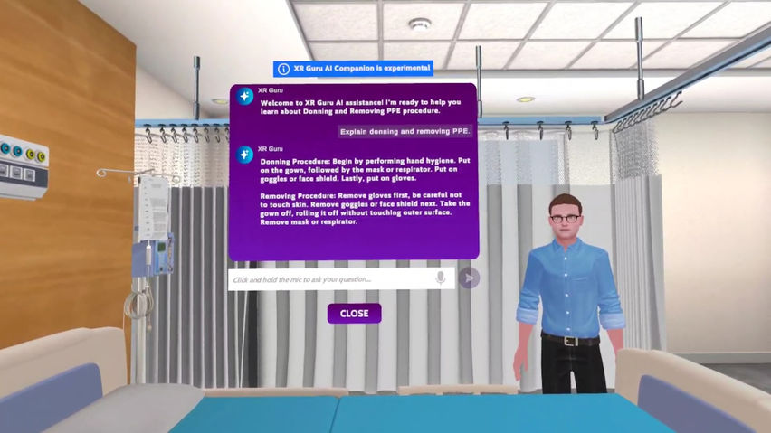 Donning and Removing PPE Simulator