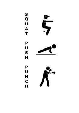 Squat Push Punch