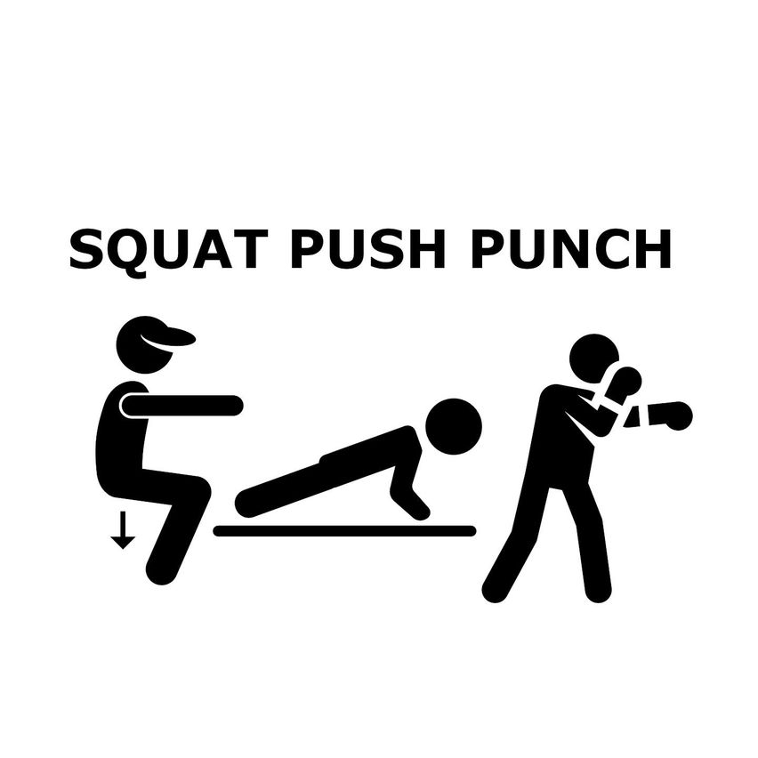 Squat Push Punch