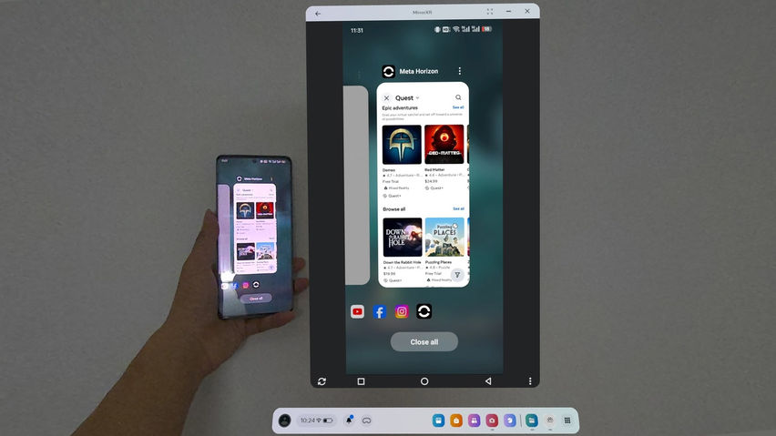 MirrorXR:Phone to XR