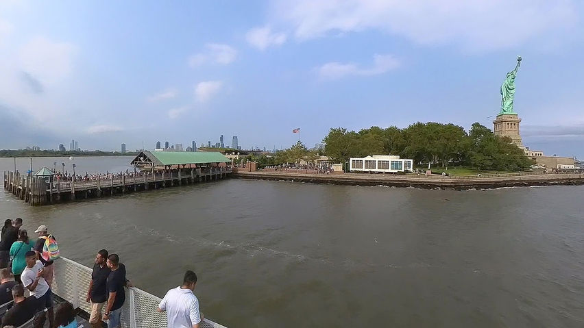 NYC VR Travel Liberty Island & Boat Trip