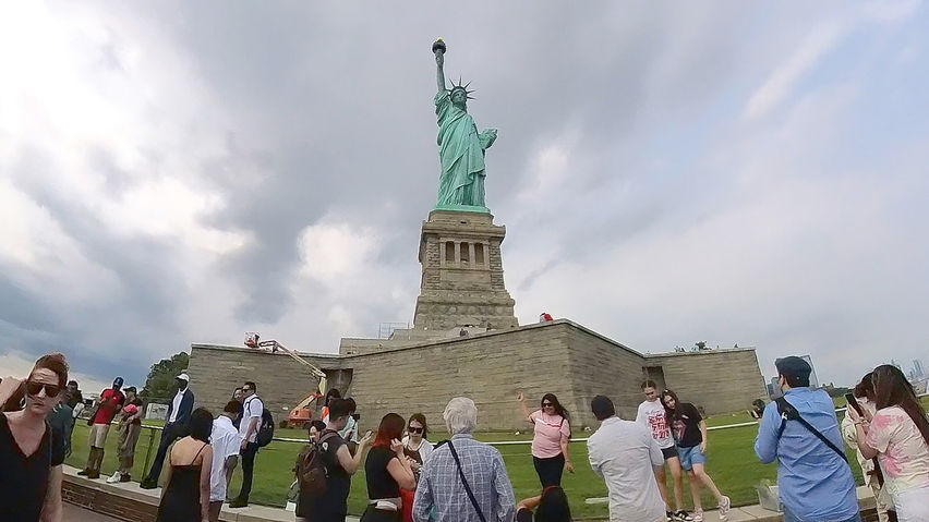 NYC VR Travel Liberty Island & Boat Trip