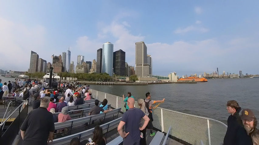 NYC VR Travel Liberty Island & Boat Trip
