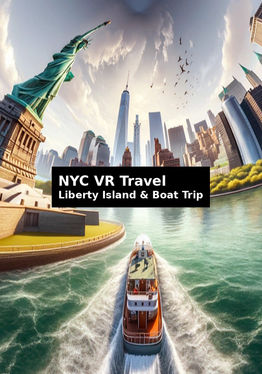 NYC VR Travel Liberty Island & Boat Trip