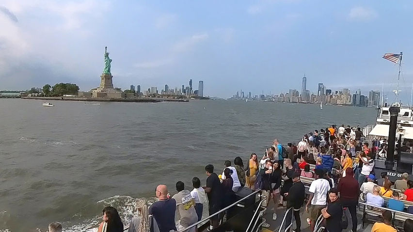 NYC VR Travel Liberty Island & Boat Trip