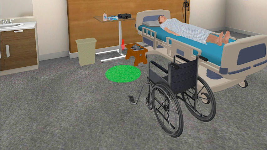 Ambulate to Wheelchair Simulator