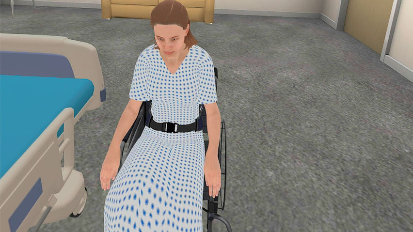 Ambulate to Wheelchair Simulator