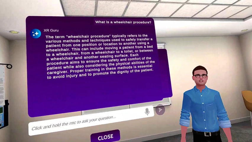 Ambulate to Wheelchair Simulator