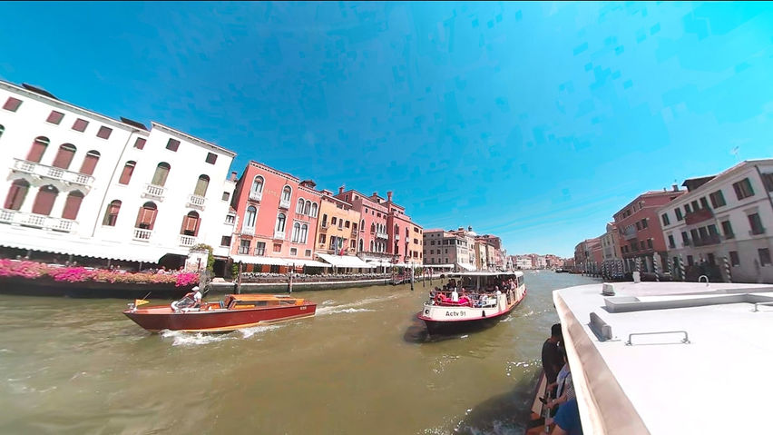 Venice Vaporetto VR: Grand Canal Ride
