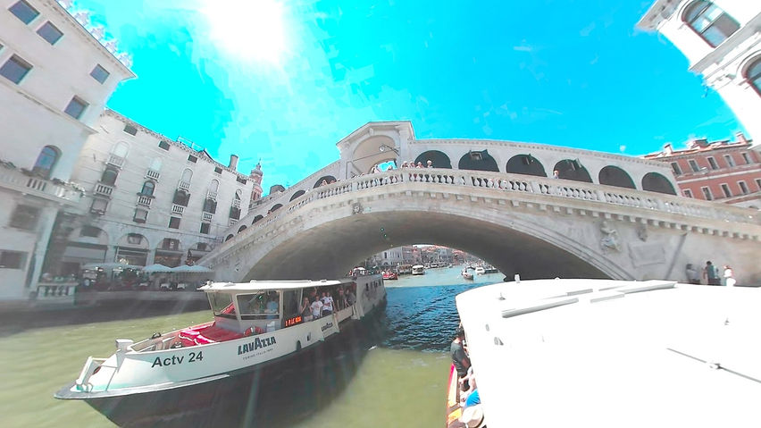 Venice Vaporetto VR: Grand Canal Ride