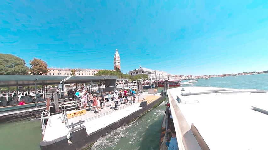 Venice Vaporetto VR: Grand Canal Ride