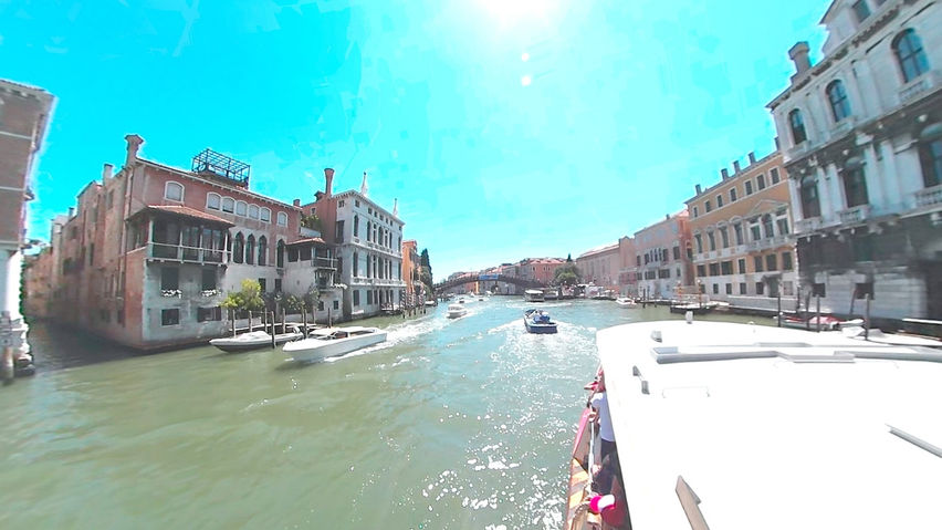 Venice Vaporetto VR: Grand Canal Ride