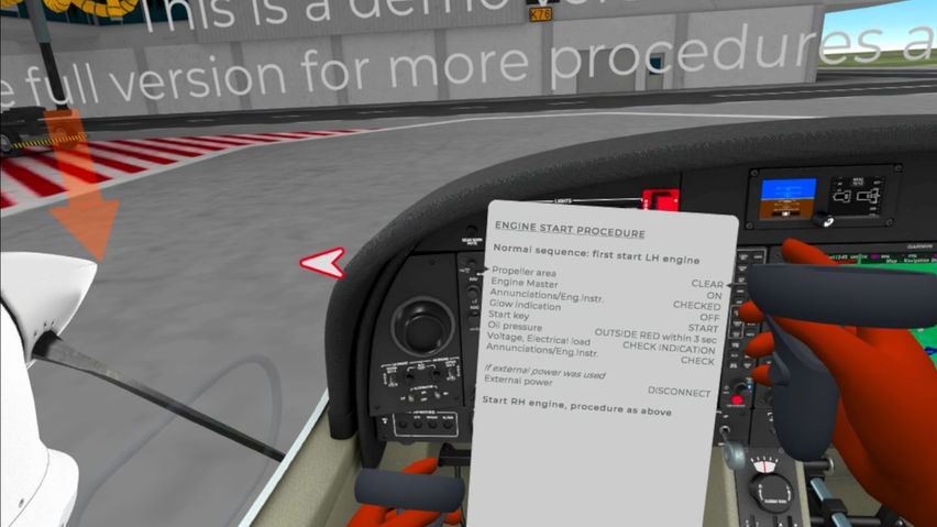 VRflow DA42 Demo