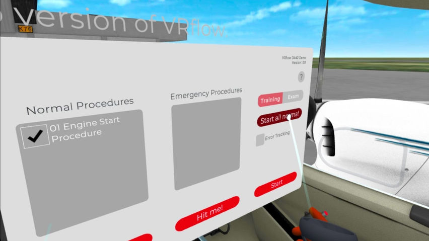 VRflow DA42 Demo