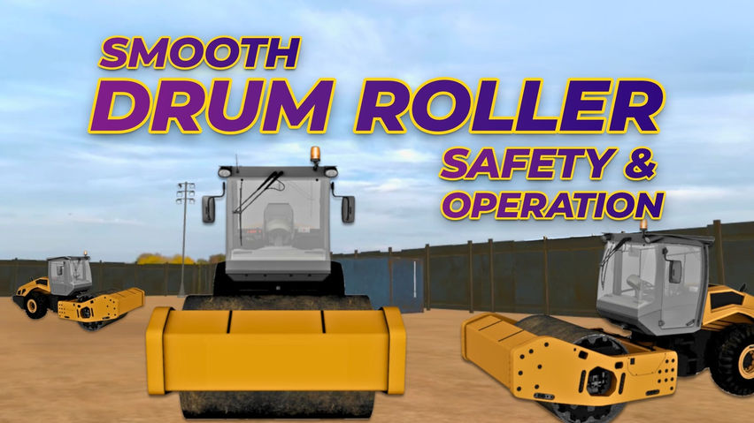 Smooth Drum Roller Safety and Operation