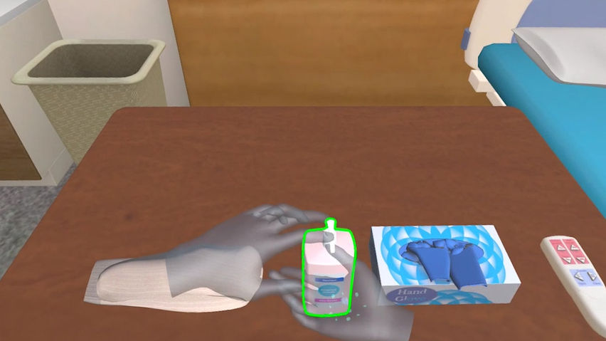 Applying Knee – High Elastic Stocking