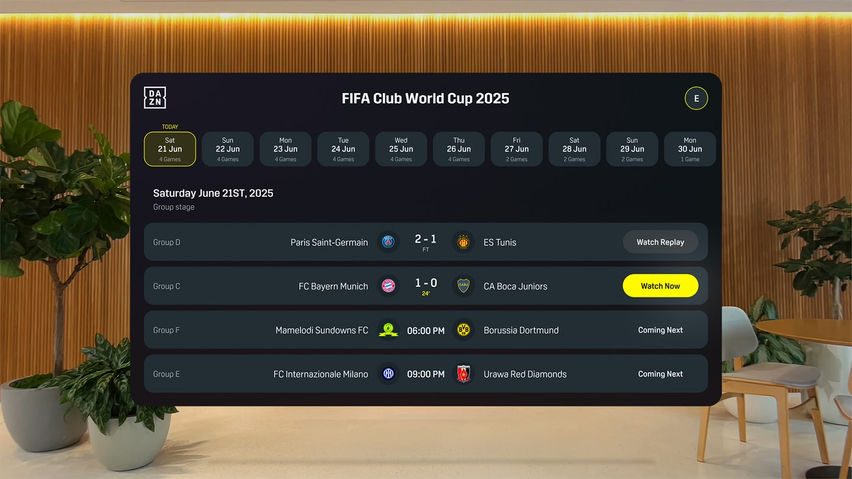 DAZN: FIFA Club World Cup XR Experience