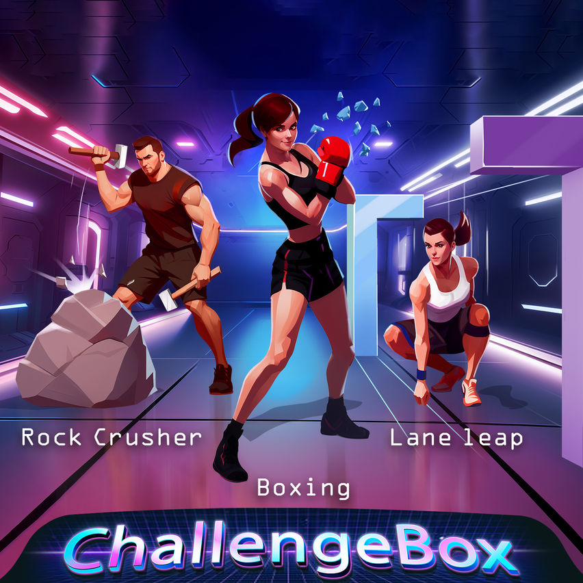 ChallengeBox - Workout. Fitness. Boxing. Rock Crusher. Lane Leap.