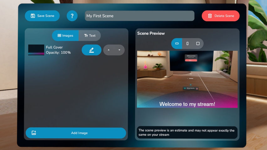 BeamXR Live - Stream to Socials