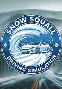 Snow Squall Driving Simulation