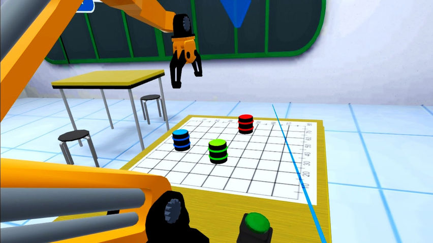 Programming of an articulated arm for stacking boxes