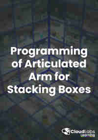 Programming of an articulated arm for stacking boxes