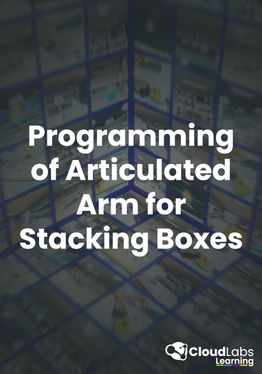 Programming of an articulated arm for stacking boxes
